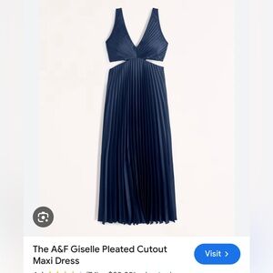 Abercrombie and Fitch Giselle Pleated Cutout Maxi XSP